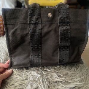Hermes canvas bag